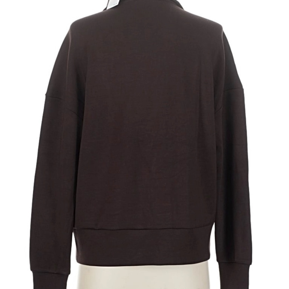 🤎NEW VARLEY keller half zip pullover in coffee bean XXS🤎 - Picture 3 of 4
